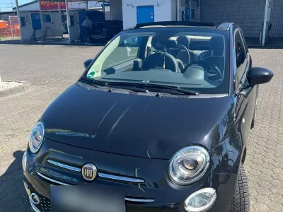 Usata Fiat 500C 69 CV (50 kW) 2017 Nero Cabrio
