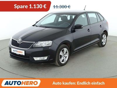 Gebraucht Skoda Rapid Ambition 90 PS (66 kW) 2016 Schwarz Kleinwagen