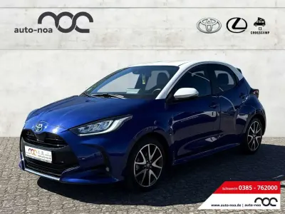 Brugt Toyota Yaris Hybrid Style 116 HK (85 kW) 2021 Blå Hatchback
