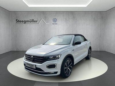 Gebraucht VW T-Roc Cabriolet R-line 150 PS (110 kW) 2021 Weiß Cabrio