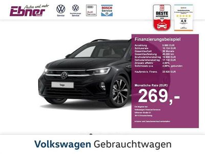 Usata VW Taigo R-line 150 CV (110 kW) 2022 Nero SUV