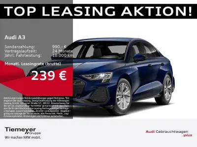 Używany Audi A3 S-Line 116 KM (85 kW) 2025 Niebieski Sedan/Limuzyna
