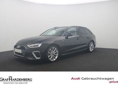 Mythosschwarz metallic Gebraucht 2023 Audi A4 S-Line Kombi | 23.880 € (Superpreis)