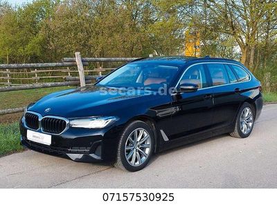Gebraucht BMW 520 Sport Line 190 PS (139 kW) 2020 Saphirschwarz metallic Kombi