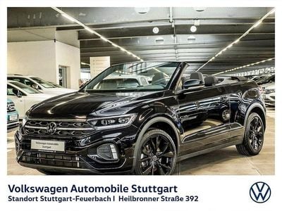 Gebraucht VW T-Roc Cabriolet R-line 150 PS (110 kW) 2023 Schwarz Cabrio
