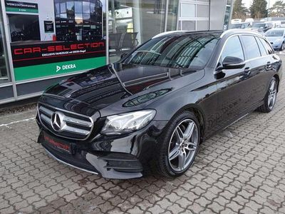 Gebraucht Mercedes E300 AMG line 245 PS (180 kW) 2018 Obsidianschwarz Kombi