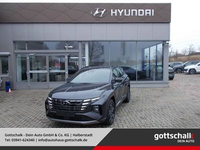 gebraucht Hyundai Tucson N Line 150PS (+48V) 7-DCT Navi LED SHZ Soundsystem Blendfreies Fernl.