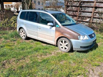 Gebraucht VW Touran 101 PS (74 kW) 2003 Silber Van / Kleinbus