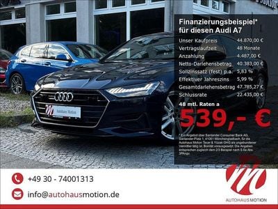 Usata Audi A7 Sportback S-Line 286 CV (210 kW) 2022 Blu Utilitaria