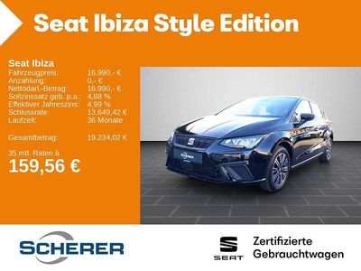 Gebraucht Seat Ibiza Style 116 PS (85 kW) 2024 Mitternachtsschwarz (metallic) Limousine