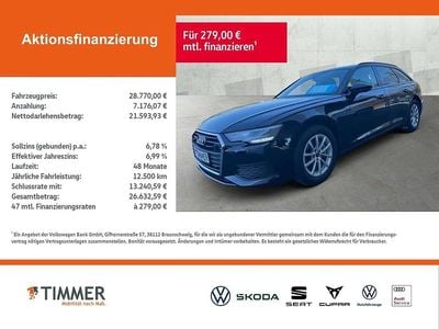 Gebraucht Audi A6 Basis 204 PS (150 kW) 2022 Schwarz Kombi