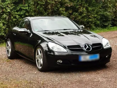 Gebraucht Mercedes SLK350 272 PS (200 kW) 2005 Schwarz Cabrio