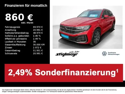 Brugt VW Touareg R-line 286 HK (210 kW) 2025 Rød SUV