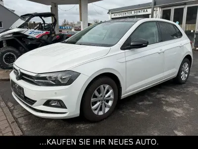 Gebraucht VW Polo Highline 95 PS (69 kW) 2019 Weiß Kleinwagen