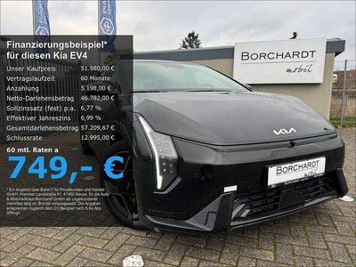 Neu Kia EV4 GT-Line 150 kW (204 PS) 2025 Aauroraschwarz metallic Kleinwagen