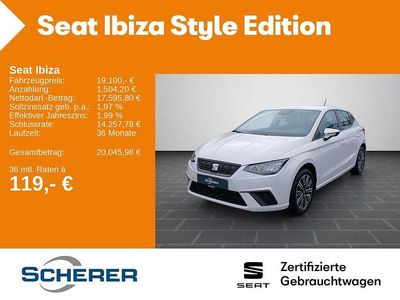 Gebraucht Seat Ibiza Style 116 PS (85 kW) 2024 Weiß Kleinwagen