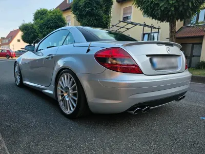Gebraucht Mercedes SLK55 AMG AMG 360 PS (264 kW) 2005 Silber Cabrio