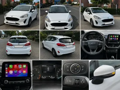 Gebraucht Ford Fiesta 86 PS (63 kW) 2019 Weiß Kleinwagen