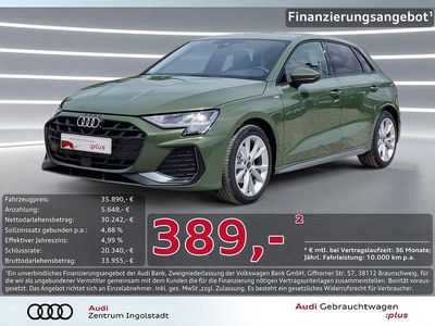 Grün metallic Gebraucht 2025 Audi A3 S-Line Limousine | 35.890 € (Etwas zu teuer)