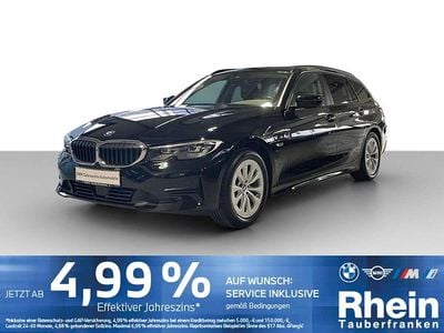 Gebraucht BMW 320e Advantage 204 PS (150 kW) 2022 Schwarz Kombi