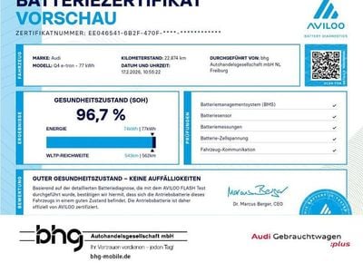 Gebraucht Audi Q4 e-tron Ambiente 150 kW (204 PS) 2023 Grau SUV