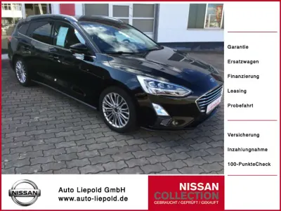 Gebraucht Ford Focus Titanium S 125 PS (91 kW) 2019 Iridiumschwarz metallic Kombi