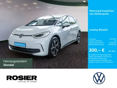 Gebraucht VW ID.3 Pro 150 kW (204 PS) 2023 Weiss / gletscherweiss (metallic) Kleinwagen