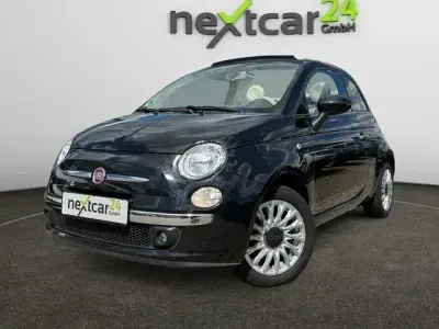Gebraucht Fiat 500 Lounge 69 PS (50 kW) 2013 Schwarz metallic Cabrio