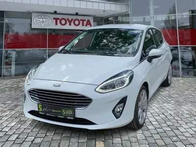Gebraucht Ford Fiesta Titanium 101 PS (74 kW) 2019 Frostweiß Kleinwagen