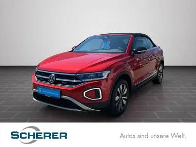 Gebraucht VW T-Roc Cabriolet Goal 116 PS (85 kW) 2025 Kings red metallic schwarz Cabrio