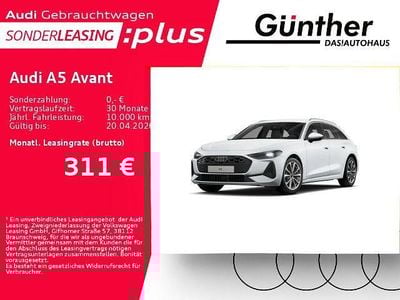 Gebraucht Audi A5 Sport 204 PS (150 kW) 2025 Gletscherweiß metallic Kombi