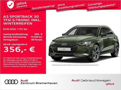 Gebraucht Audi A3 Advanced Plus 150 PS (110 kW) 2025 Distriktgrün metallic Limousine