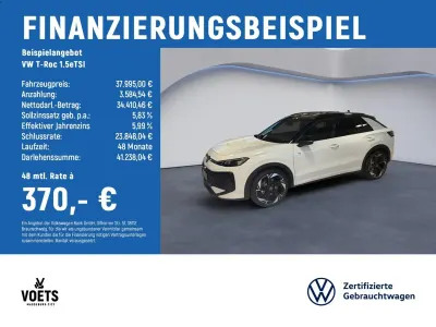 Gebraucht VW T-Roc R-line 150 PS (110 kW) 2025 Weiß SUV