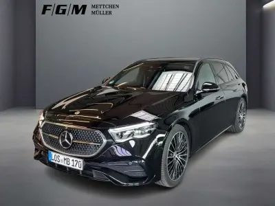 Gebraucht Mercedes E220 AMG 197 PS (144 kW) 2026 Lack obsidianschwarz Kombi