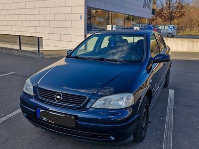Gebraucht Opel Astra Njoy 84 PS (61 kW) 2003 Blau Limousine