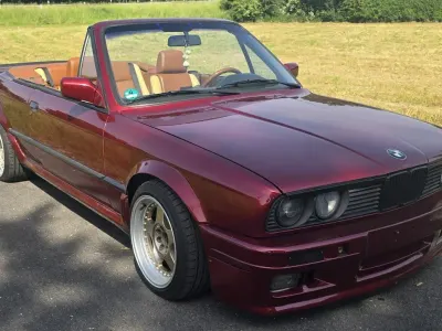 Gebraucht BMW 325 Cabriolet 170 PS (125 kW) 1990 Rot Cabrio
