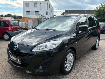 Gebraucht Mazda 5 Center-Line 144 PS (105 kW) 2012 Anubisschwarz metallic Van / Kleinbus