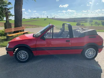 Gebraucht Peugeot 205 102 PS (75 kW) 1992 Rot Cabrio