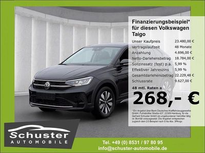 Gebraucht VW Taigo Goal 116 PS (85 kW) 2025 Schwarz SUV