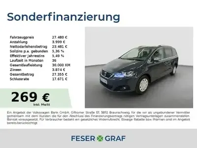 Gebraucht Seat Alhambra XCELLENCE 150 PS (110 kW) 2021 Uranograu Van / Kleinbus