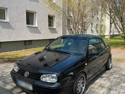Gebraucht VW Golf Cabriolet 75 PS (55 kW) 1998 Schwarz Cabrio