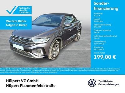Occasion VW T-Roc Cabriolet R-line 150 PK (110 kW) 2025 Grijs Cabriolet