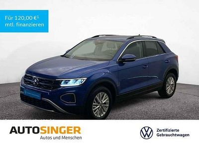 Second-hand VW T-Roc Life 150 CP (110 kW) 2025 Albastru SUV