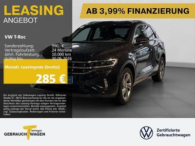 Gebraucht VW T-Roc R-line 110 PS (80 kW) 2023 Schwarz SUV