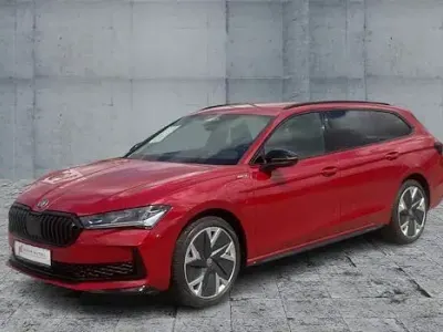 Neu Skoda Superb SportLine 204 PS (150 kW) 2026 Rot Kombi