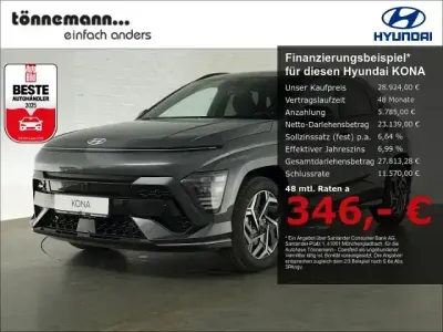 Second-hand Hyundai Kona N Line 138 CP (101 kW) 2025 Gri SUV