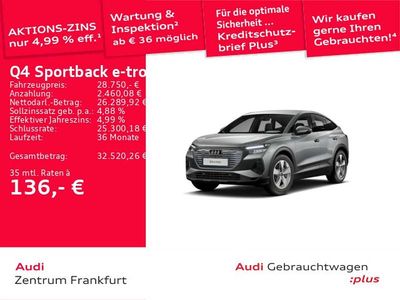Gebraucht Audi Q4 e-tron 150 kW (204 PS) 2022 Taifungrau metallic SUV