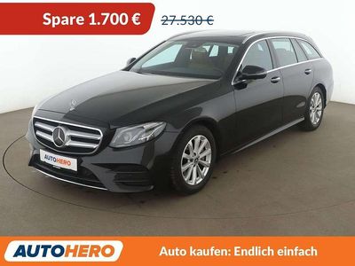 Usata Mercedes E200 AMG line 184 CV (135 kW) 2018 Nero Station wagon