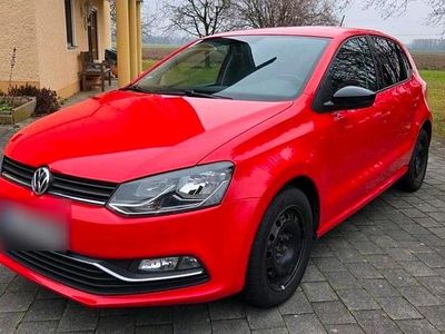 Second-hand VW Polo 90 CP (66 kW) 2015 Roșu Hatchback