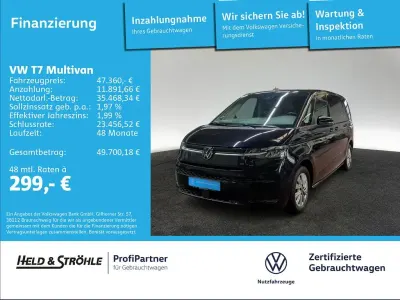 Gebraucht VW Multivan Life 150 PS (110 kW) 2024 Deep black perleffekt Van / Kleinbus